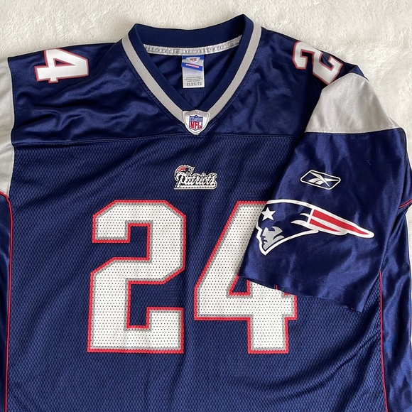 Reebok NFL Equipment New England Patriots #24 LAW Retired Size XL - Picture 7 of 14
